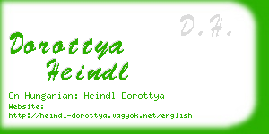 dorottya heindl business card